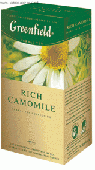 Чай Гринфилд Rich Camomile 25 пакетиков/10