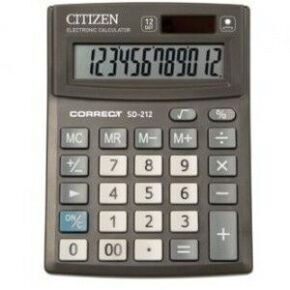 Калькулятор CITIZEN Business Line CMB-1201BK 12 разрядов, 110х136х08мм, черный